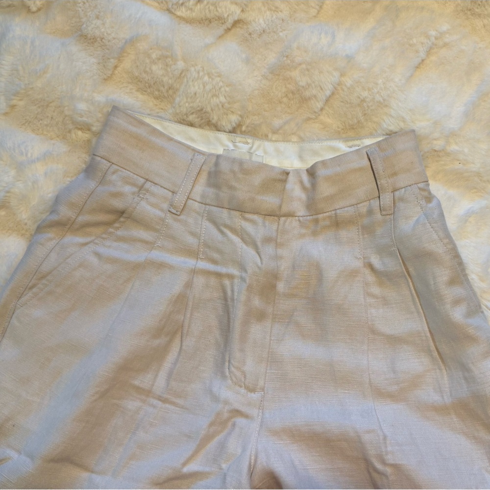 Wilfred Vito Cream Button-Detail Pants - Picture 1 of 6